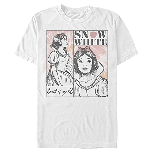 T-shirt Disney Tie Dye Snow Blanc 3XL Homme Haut Grande Taille