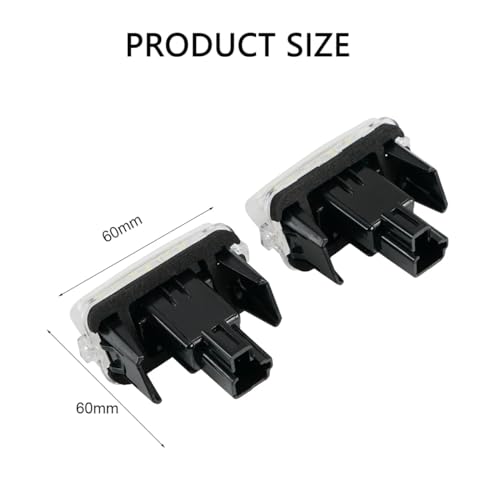 DUOMAICN 2 Stücke Lizenz Nummernschild Licht Lampen für T/oyota C/amry A/valon A/uris E18 V/ios E/squire A/vensis E/squire EZ Noah P/roace C/ity S/AI