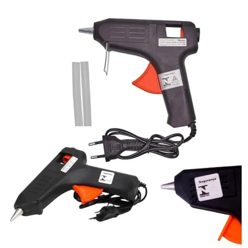 Pistola Aplicador Cola Quente 15w Pequena Bivolt Compacta e Precisa, Ideal para Artesanato e Reparos