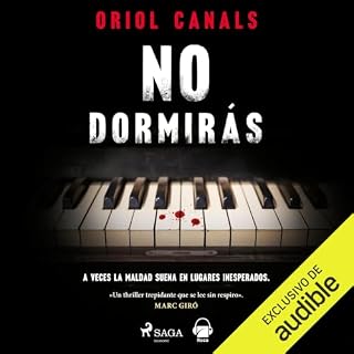 Diseño de la portada del título No dormir&aacute;s