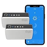 Pack de 2 Contrôleurs connectés pour radiateur électrique Konyks eCosy, Compatible Alexa et Google Home, Fil Pilote 6 ordres, Voyants de Mode, Automatisations faciles…, Wi-FI, Blanc