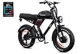 【CONQUER MOUNTAINS WITH EASE】This adult electric bike is equipped with a powerful motor that peaks at 1450W, delivering a top speed of 30mph and effortlessly tackling slopes up to 25°. The 7-speed Shimano gear system adapts seamlessly to varying terr...