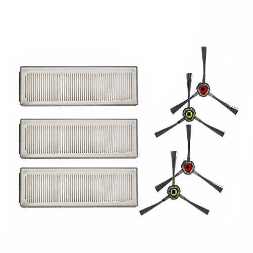 ECOVACS Accessory Kit for New DEEBOT N78 Robotic Vacuum Cleaner, Filter, Brush