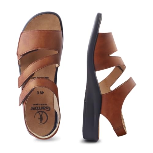 Sandale Ganter Sonnica-e marron 38.5 EU avec semelle ergonomique pour pieds étroits - 2