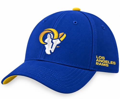 NFL Kids Youth 8-20 Official Primary Logo Wordmark Adjustable Snapback Hat Cap One Size (US, Alpha, One Size, Los Angeles Rams - Blue)