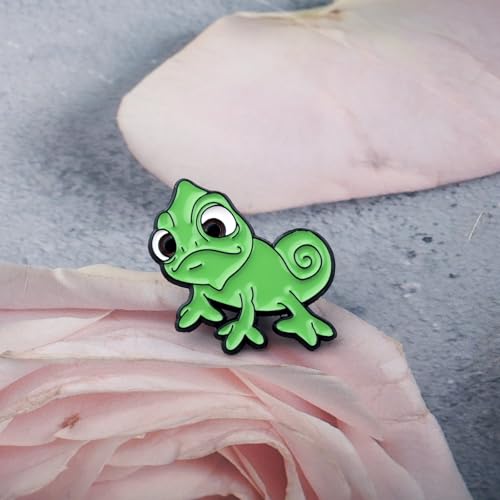 Pascaal Pin Chameleon Lover Brooch Jewelry Cartoon Tangleeed Movie Fan Gift3
