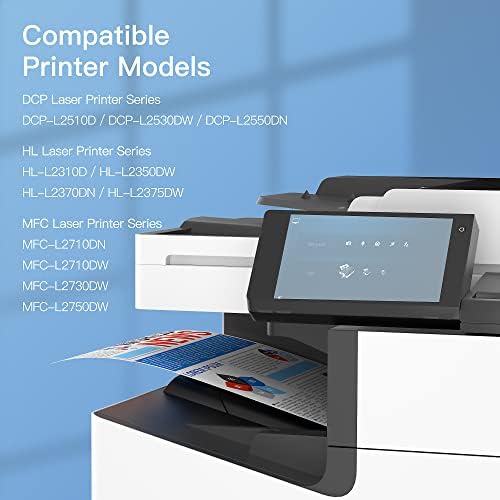 GPC Image TN2420 TN-2420 Compatible Toner Cartridges for Brother TN2410 TN-2410 for Brother MFC-L2710DW HL-L2350DW DCP-L2530DW HL-L2370DN DCP-L2510D HL-L2375DW HL-L2310D MFC-L2730DW L2550DN (2 Black)