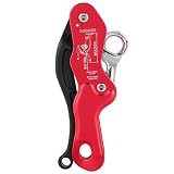 Alomejor Klettern Abseilgerät Karabiner Selbstbremsendes Abseilgabel für Seile 10-12mm Seilrettungsausrüstung Handsteuerungen