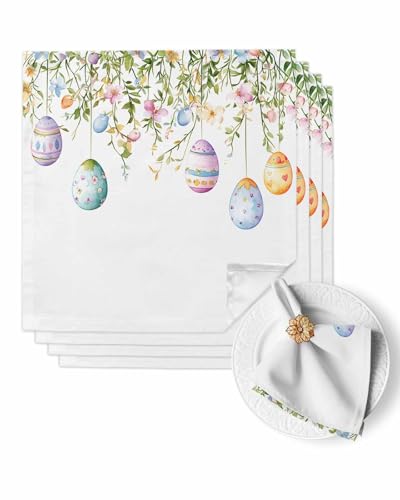 Servilletas de tela pack x4 color blanco 50.8x50.8 cm miniatura 1