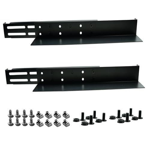 Adjustable 1U Server Rack Mount Rails for 17-28 Depth