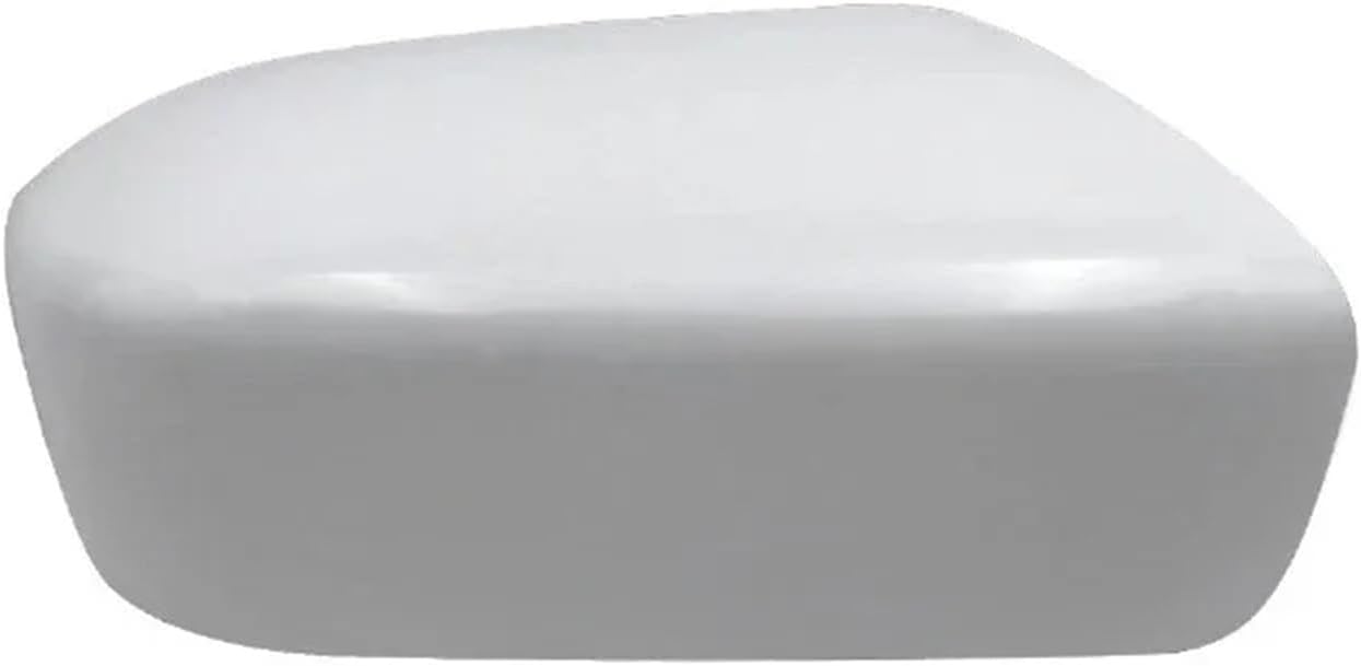Compatible For Accord 7th 2003-2007 Car Replacement Rearview Side Mirror Cover Wing Cap Exterior Door Rear View Case Trim Carbon (Color : White Right)