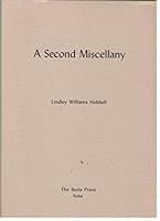A Second Miscellany B0027OUWDW Book Cover