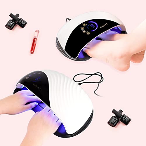 180W Nail Dryer, Uv Light Led Nail Lamp With Fan, To Quick Dry For Nail Gels, Coolly Cure Nail Polish, Best Gifts For Women, Girls #TOP6