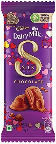 Cadbury Dairy Milk Silk Valentine Chocolate Bar, 60 g