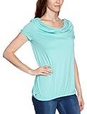  edc by ESPRIT Damen T-Shirt, 052CC1K037, Gr. 40 (L), Türkis (Ocean Green 344)