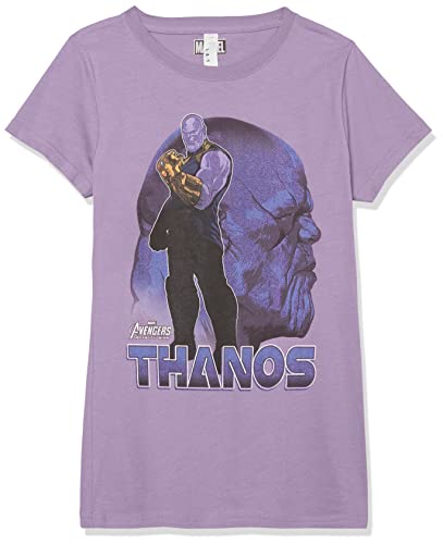 T-shirt Thanos Marvel fille confortable en taille Medium couleur violette