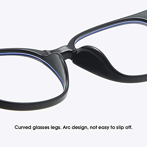 Óculos, Andoer LG8815 Blue Light Blocking Óculos Frame Light Plastic & Metal Eyeglasses Frame para h