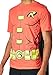 Rubies Teen Titans: Robin Costume Top with Cape and Mask for Adults, Men's Large