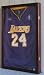 SMALL Display Case Shadow Box for Basketball Jersey or Junior Size Football Jersey Framing, ULTRA CLEAR glass, Cherry Finish(JC03-CH)
