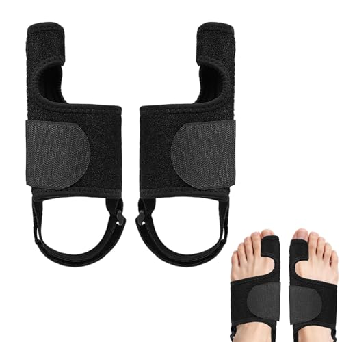 Bunion Corrector for Women & Men, 2-Pack Adjustable Orthopedic Bunion Splint, Big Toe Straightener for Hallux Valgus Relief, Day & Night Bunion Brace