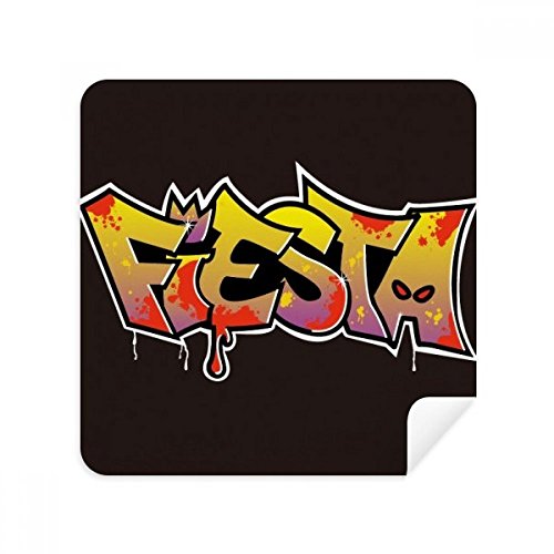 Chiffon en suède Graffiti Rue DIYthinker pour lunettes et écrans de téléphone 2Pcs