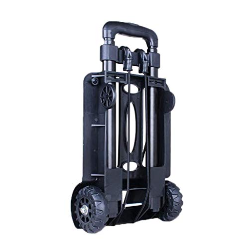 Chariot à bagages petit chariot pliable chariot portable ménage traction remorque transport bagages chariot de courses (couleur : A)