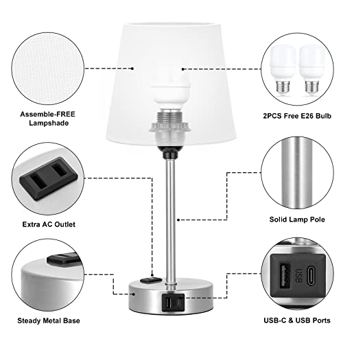 Acaxin TABLE LAMP-3 Lamps For Bedrooms Set Of 2 Bedside thumb #2