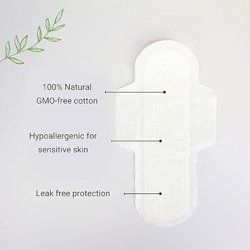 Veeda Ultra Thin Night Pads for Women - Super Absorbent Overnight pads with wings - Feminine Pads with Overnight Absorbency - Unscented & Chlorine free Sanitary Napkins - 12 Count - Thumbnail 2