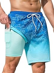 7"/Blue Green Coconut Tree