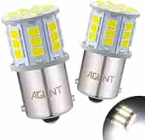 2 Ampoules LED 1156 P21W Ambre - Pour Clignotants Voiture 12V/24V