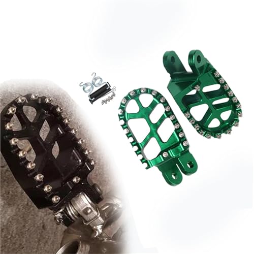 Repose-pieds moto Honda Africa Twin XRV 750 avec grip amélioré vert