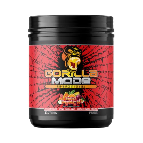 Image of Gorilla Mode Pre Workout - Massive Pumps | 816g (Fruit Punch)