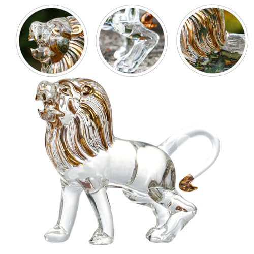Figurine de lionceau en cristal incassable pour décor de maison