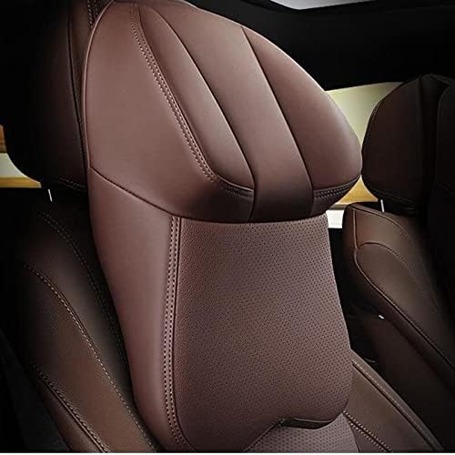 車のヘッドレストネックサポートピローメモリフォームヘッドレストの航空はホームカーアクセサリーのための首の痛みの枕を和らげる Color Coffee