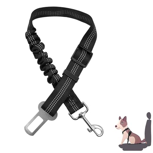 Cintura Sicurezza Cani,Riflettente Guinzaglio per Cani,Cintura per Auto Regolabile Elastico,per Tutte e Gatti per Auto Sicurezza ZFLYXIAOHUA