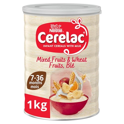 Cerelac Mixed Fruits & Wheat Infant Cereal with Milk 1kg | from 7 months+ | Baby Cereal