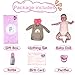 MRB Lifelike Reborn Baby Dolls, 19 inch Realistic Baby Dolls Soft Weighted Body Real Life Baby Dolls Girl, Collectible Newborn Doll with Accessories Gifts for Kids Age 3+