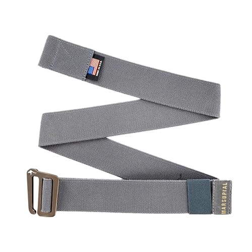 Marsupial Gear Stretch Web Belt - Tactical Belt with Elastic Webbing and Quick Release Buckle for Work and Outdoor Use