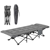 コット キャンプ 120KG 高耐荷重 キャンプ コット 折りたたみ アウトドアベッド 寝心地 仮眠 野外 釣り 防災 応急用 自宅用 収納バッグ付き グレー