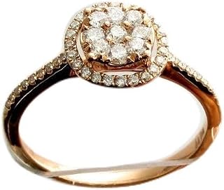 LE VIAN Vanilla Diamond Statement Ring for Women I 18k Rose Gold Ring for Her (G-H, I1, 0.5 cttw) Anniversary Promise Wedding Band Size 7