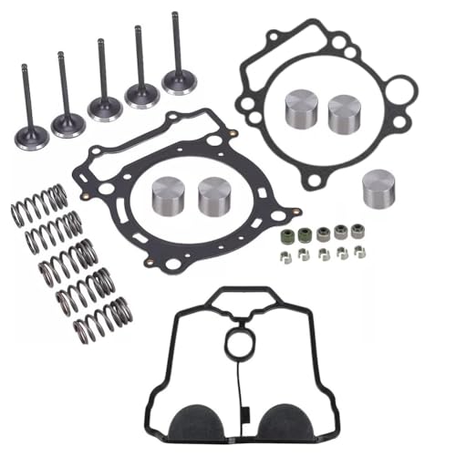 Image of JIK Cylinder Head Valve Top End Gasket Kit for Yamaha YFZ450 YFZ450V Bill Ballance Special Edition Exhaust Intake Valves