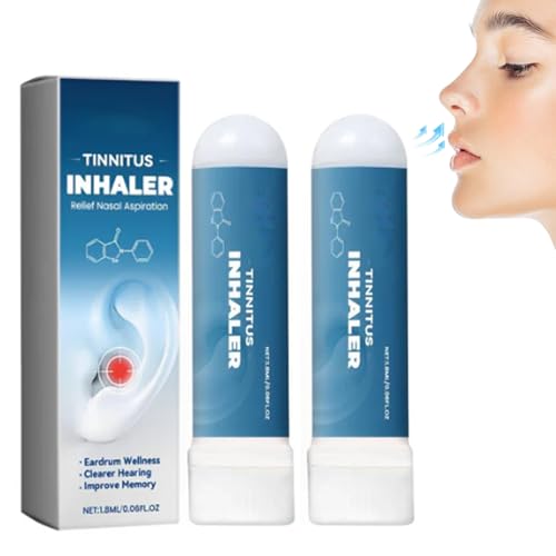 Earscalm Nasal Aspiration, Earscalm for Tinnitus, Earscalm Inhaler, Earscalm Tinnitus Nasal Aspiration, Techsilen for Tinnitus, Tinnitus Inhaler, Tinnitus Relief for Ringing Ears (2 pcs)