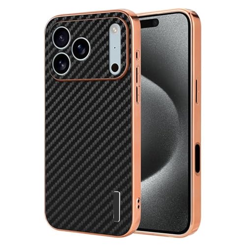 Coque iPhone 17 Pro Max protection camera et dos carbone noir