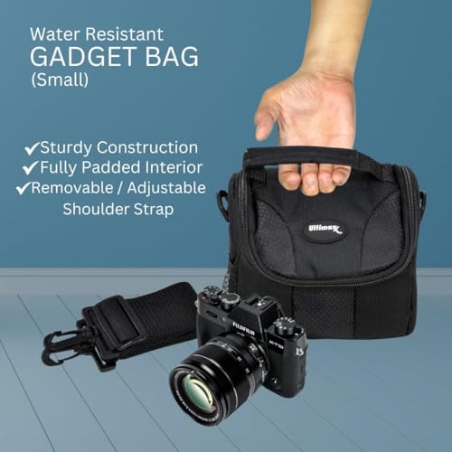 Ultimaxx UM-GB100UMX Small Carrying Case/Gadget Bag For Sony, Nikon, Canon, Olympus, Fuji, Pentax, Panasonic, Samsung,Leica, Kodak & Many More Cameras & Camcorders thumb #3