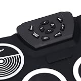 Plusieurs pads de batterie : ce kit de batterie électronique portable comprend jusqu'à 9 pads, dont une grosse caisse, un tom au sol, une caisse claire, un charleston et une cymbale, offrant une large gamme de sons pour un jeu et un apprentissage polyvalents.
