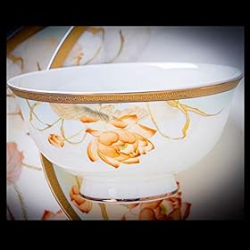 Elevate Your Dining Experience: Buy the Exquisite 52-Piece European Lotus Bone China Dinnerware Set – SnamicE