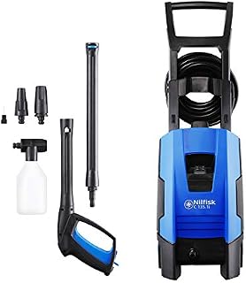 Nilfisk C 135 bar Pressure Washer with Induction Motor  Electric Power Washer for Household, Outdoor, Car Washing and Garden Tasks (Blue)