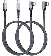 Besgoods USB C to USB C Cable 100W, 3ft 90 Degrees 10Gpbs 4K Video and Audio,USB 3.1 Gen 2 Cable ...