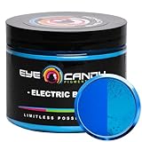Eye Candy Pigments Premium Mica Powder - Electric Blue (50gr) - for Epoxy, Resin, Soap, Paint, Woodworking, Acrylic Pouring, Bath Bombs, Fishing Lures - DIY Arts and Crafts Additive