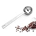KAZETEC Metal Stainless Steel 1 Tablespoon Measuring Coffee Scoop Spoon, Set of 5